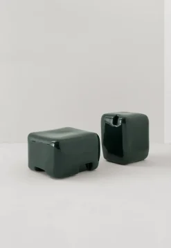 Cobble Tall Side Table & Stool