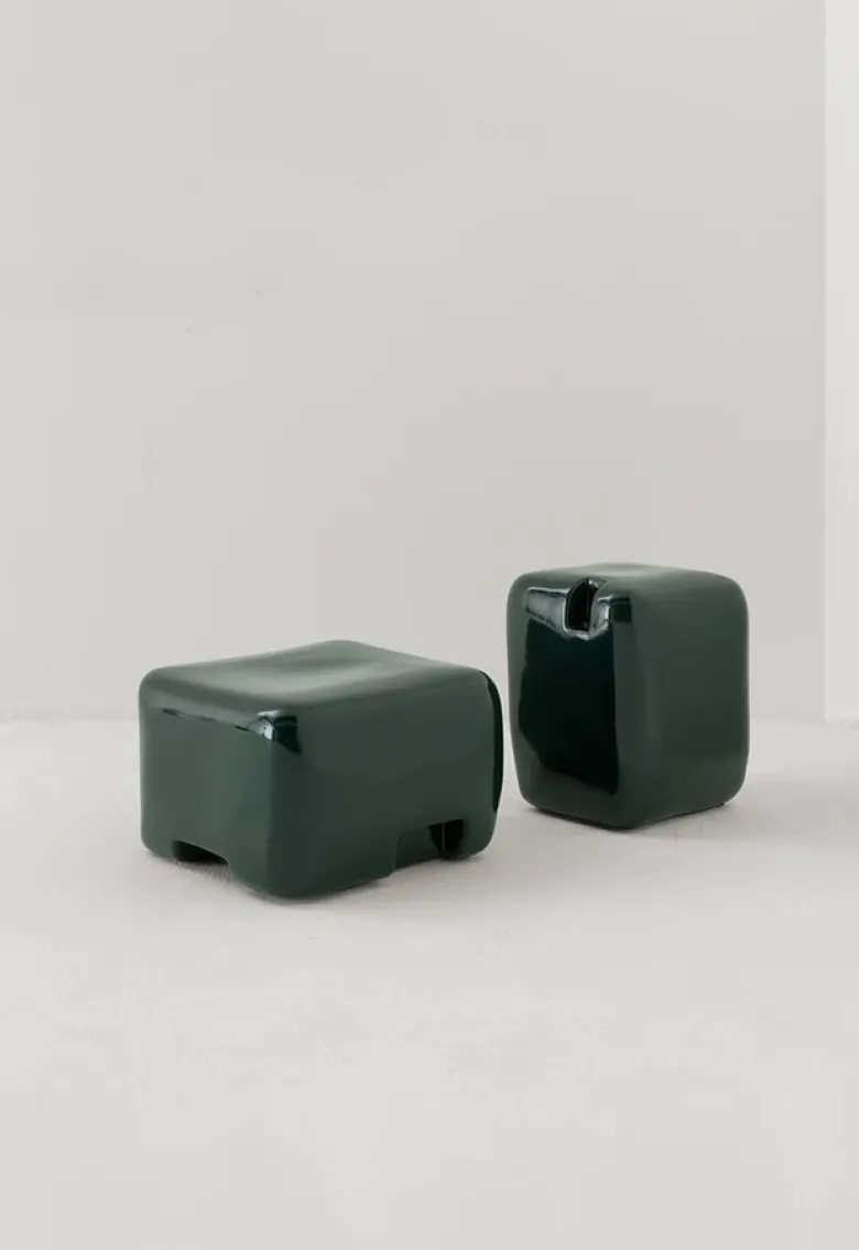 Cobble Tall Side Table & Stool