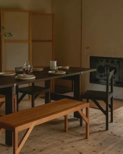 Farmhouse Trestle Table | L220 Planks
