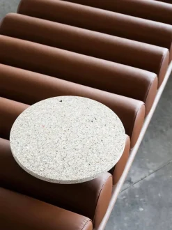 Five to Nine Daybed w/ backrest & left cement table