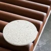 Five to Nine Daybed with backrest and right cement table