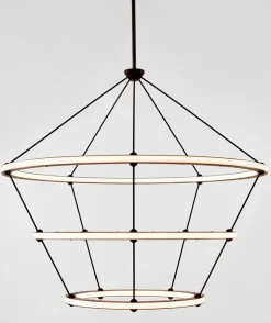 Halo Chandelier - 3 Rings