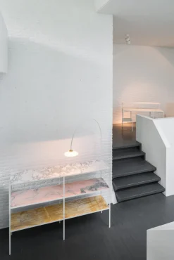 Marble Rack + Lamp