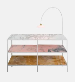 Marble Rack + Lamp