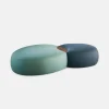 Matera Two Elements Ottoman with Wooden Table