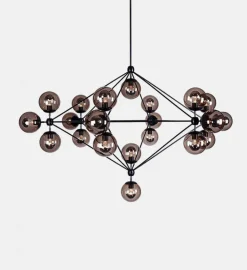 Modo Chandelier - 6 Sided, 21 Globes