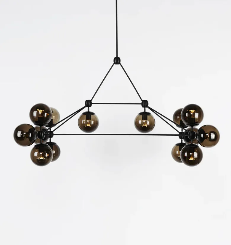Modo Chandelier - Rectangle, 14 Globes