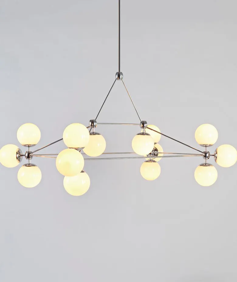 Modo Chandelier - Rectangle, 14 Globes