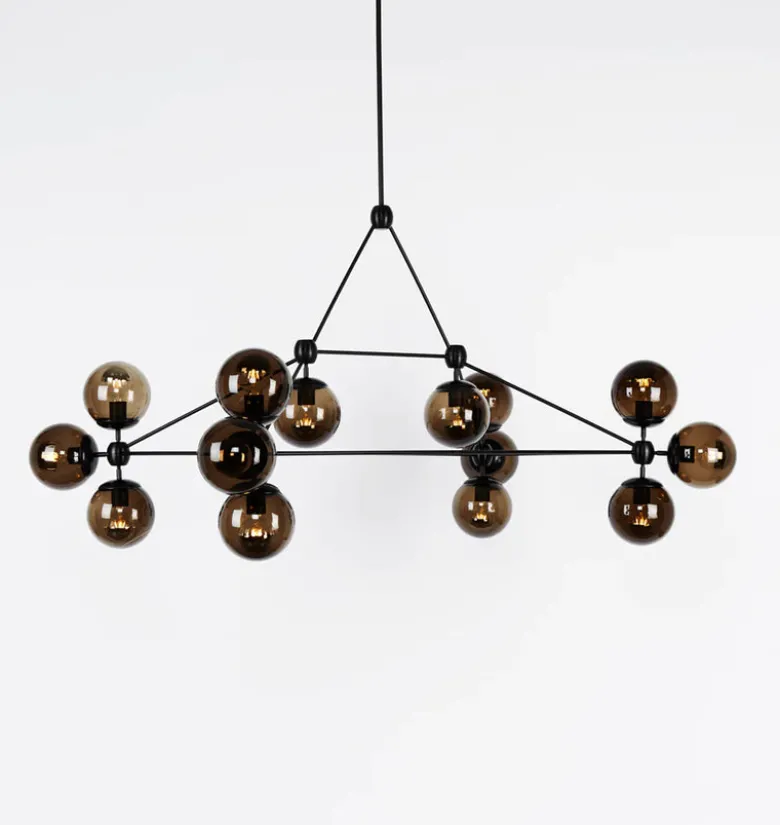 Modo Chandelier - Rectangle, 14 Globes