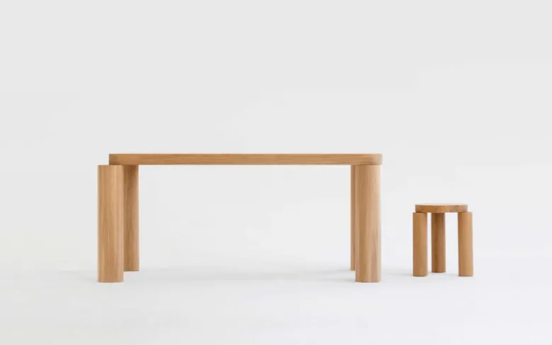 Offset Dining Table
