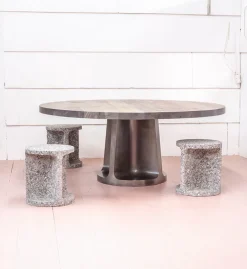 Pebble Dash Neolith Stool