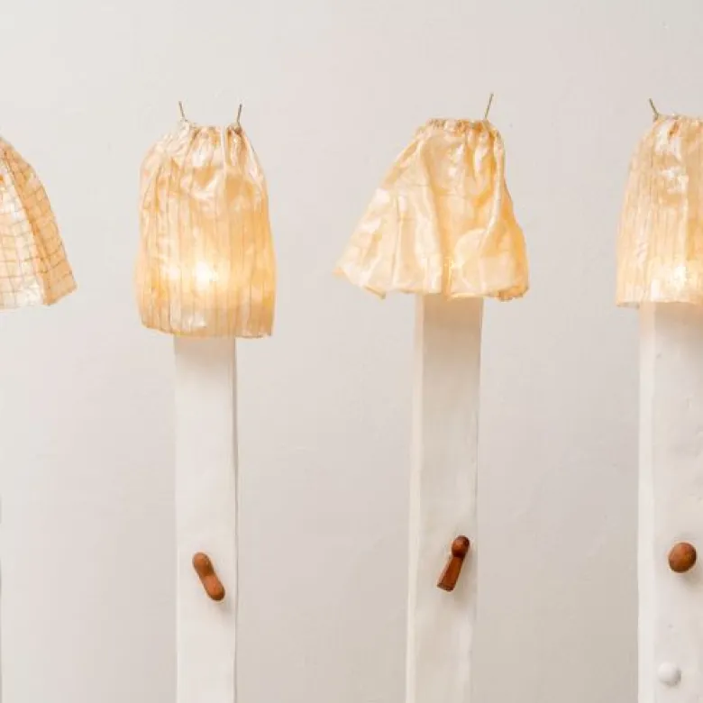 Plaster Floor Lamp