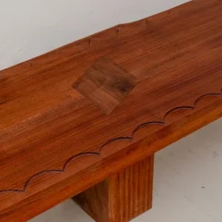 Scalloped Bench