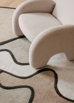 Tapis Forme Libre Coquillage