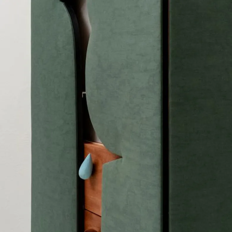 Upholstered Armoire