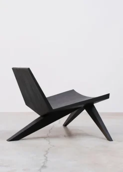 V-easy chair with ottoman